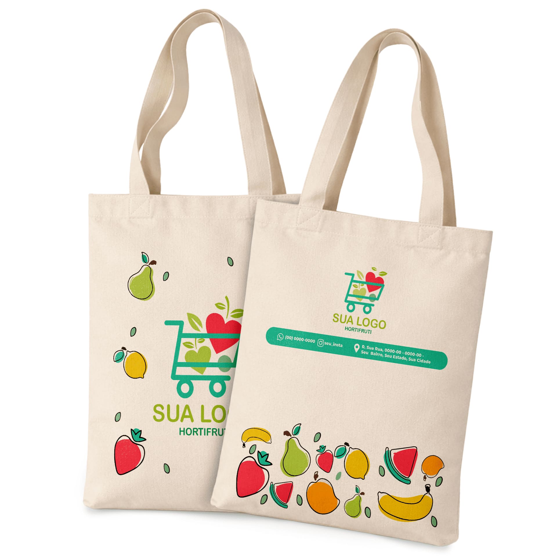 ECOBAG - TAMANHO P 210X230MM - 4X4