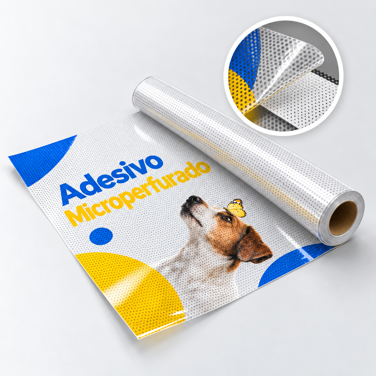 Adesivo Microperfurado