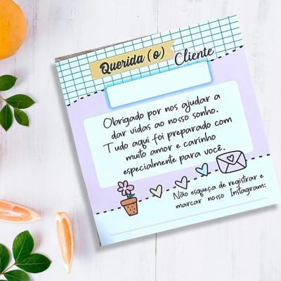 CARTÃO DE AGRADECIMENTO